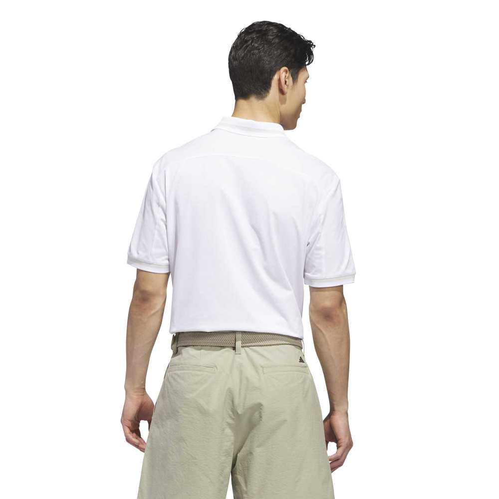 adidas BTC Twistknit Golf Polo Shirt - White - adidas