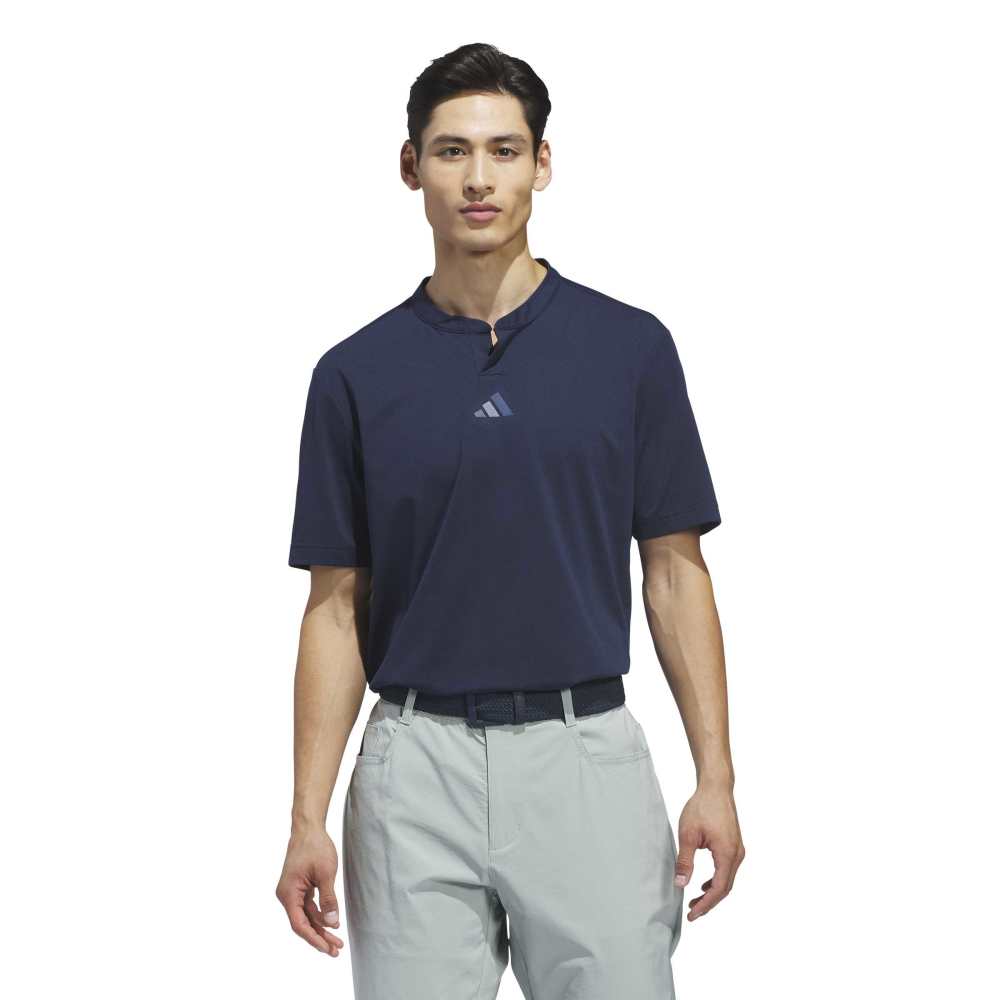 adidas BTC Twistknit Golf Polo Shirt - Collegiate Navy