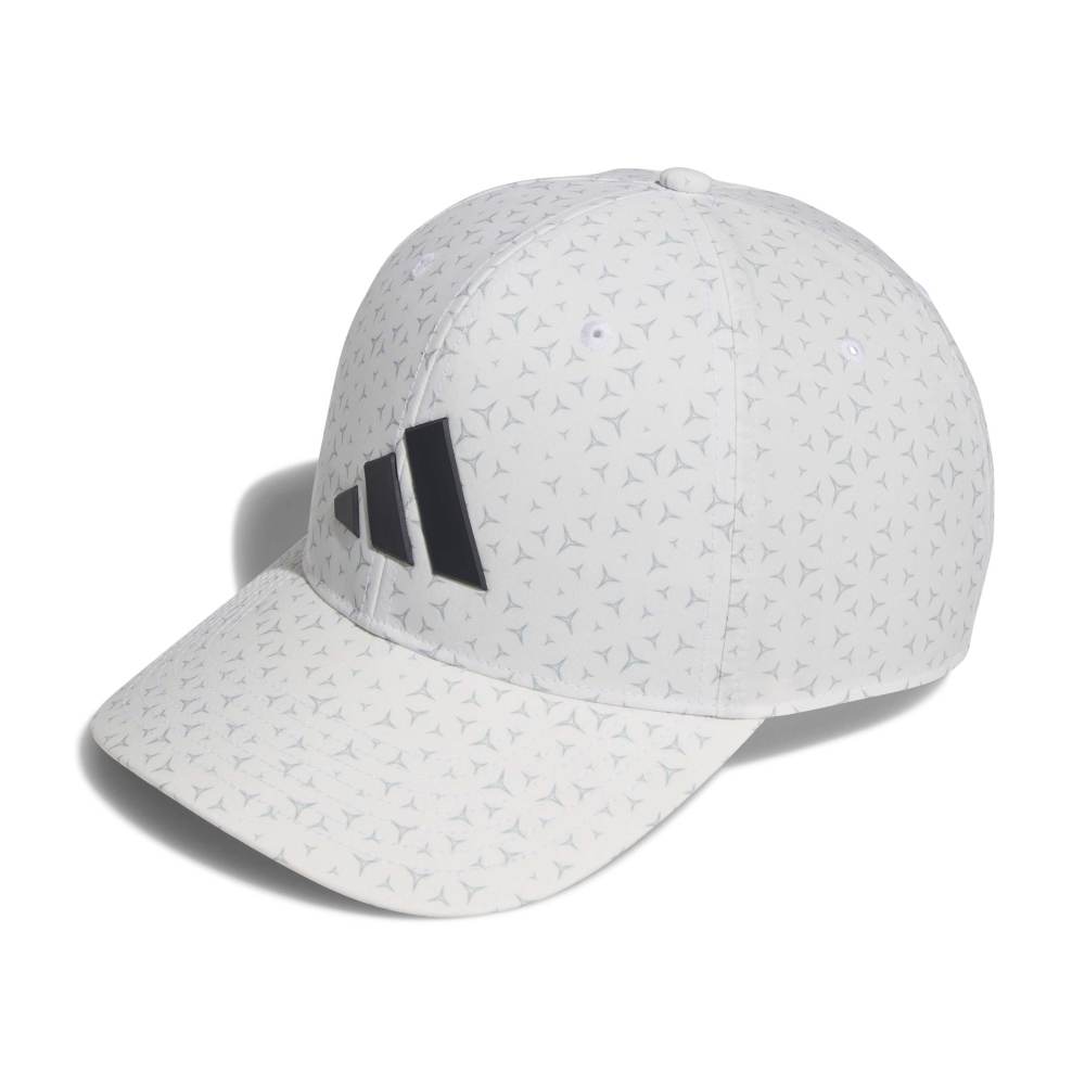 adidas Tour Print Snapback Golf Cap - White - adidas