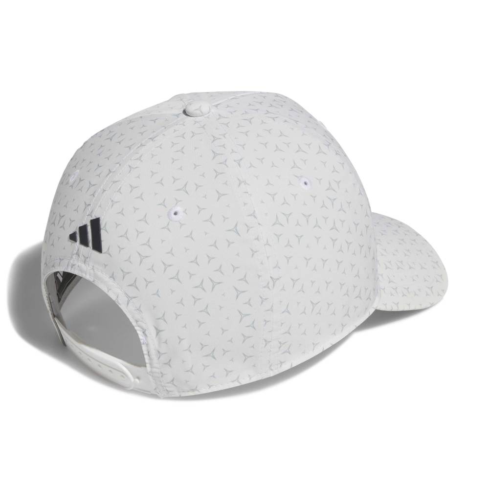adidas Tour Print Snapback Golf Cap - White