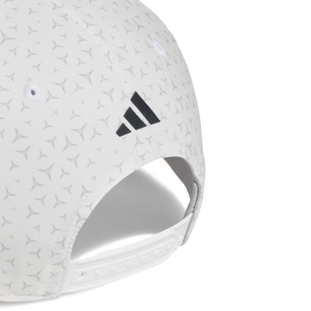 adidas Tour Print Snapback Golf Cap - White - adidas
