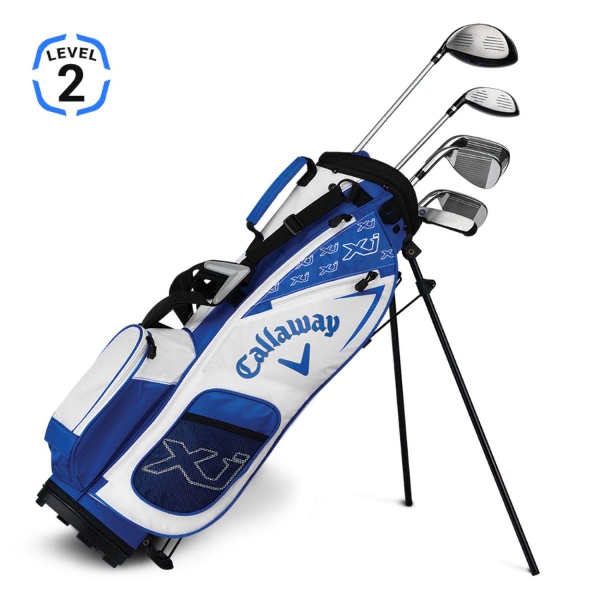Callaway Junior XJ 6 Piece Golf White Set (Level 2) - Callaway