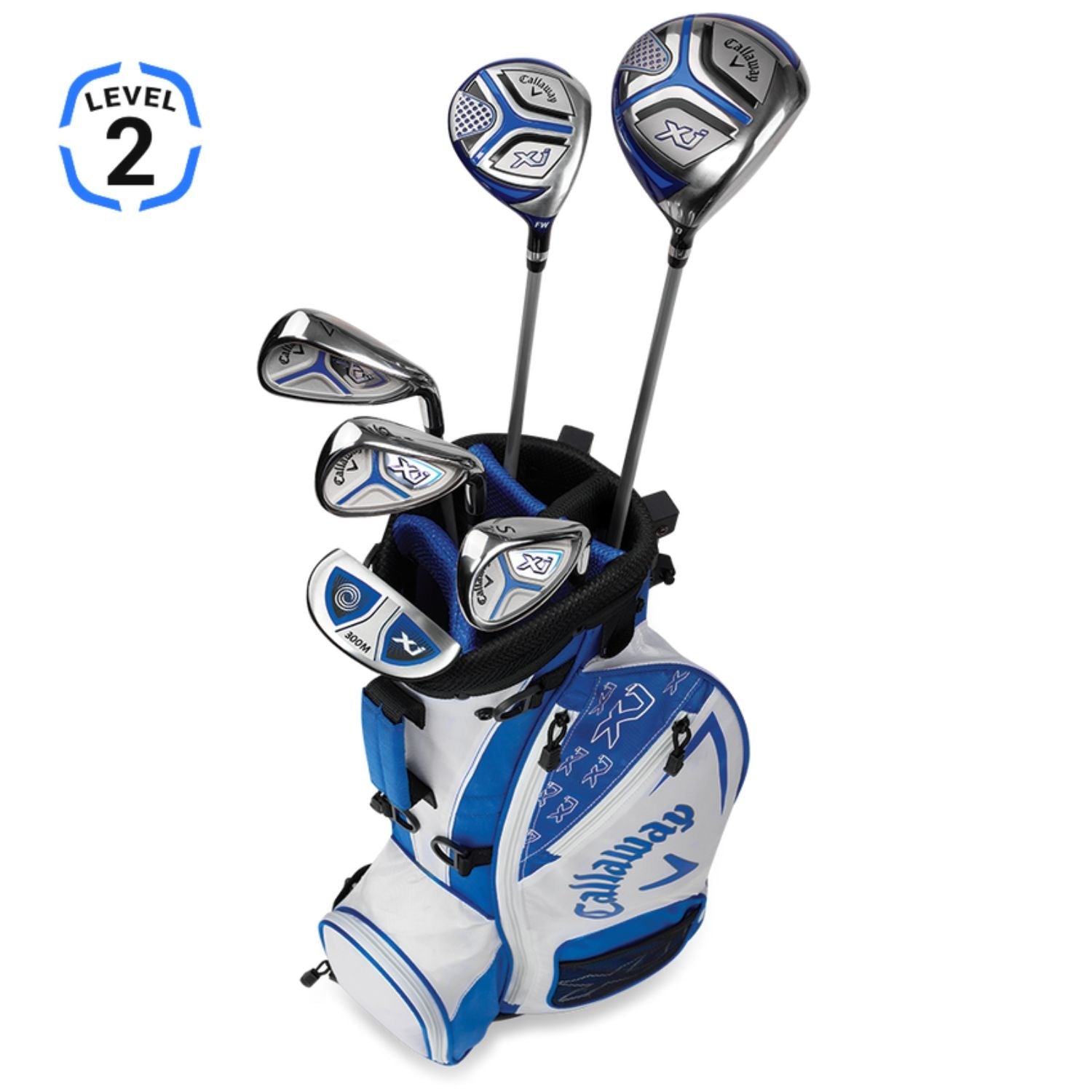 Callaway Junior XJ 6 Piece Golf White Set (Level 2)