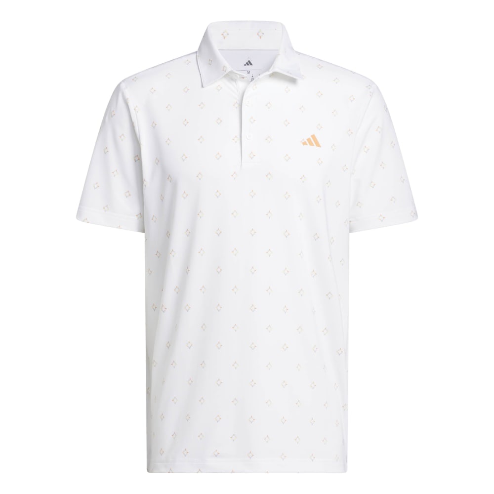 adidas Ultimate365 Essence Print Climacool Polo Shirt - White