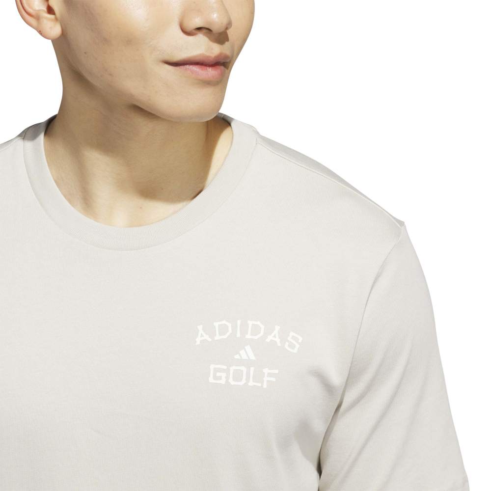 adidas Mens Golf Chip Graphic T-Shirt - Wonder Alumina - adidas