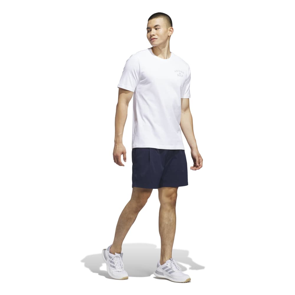 adidas Mens Golf Chip Graphic T-Shirt - White - adidas