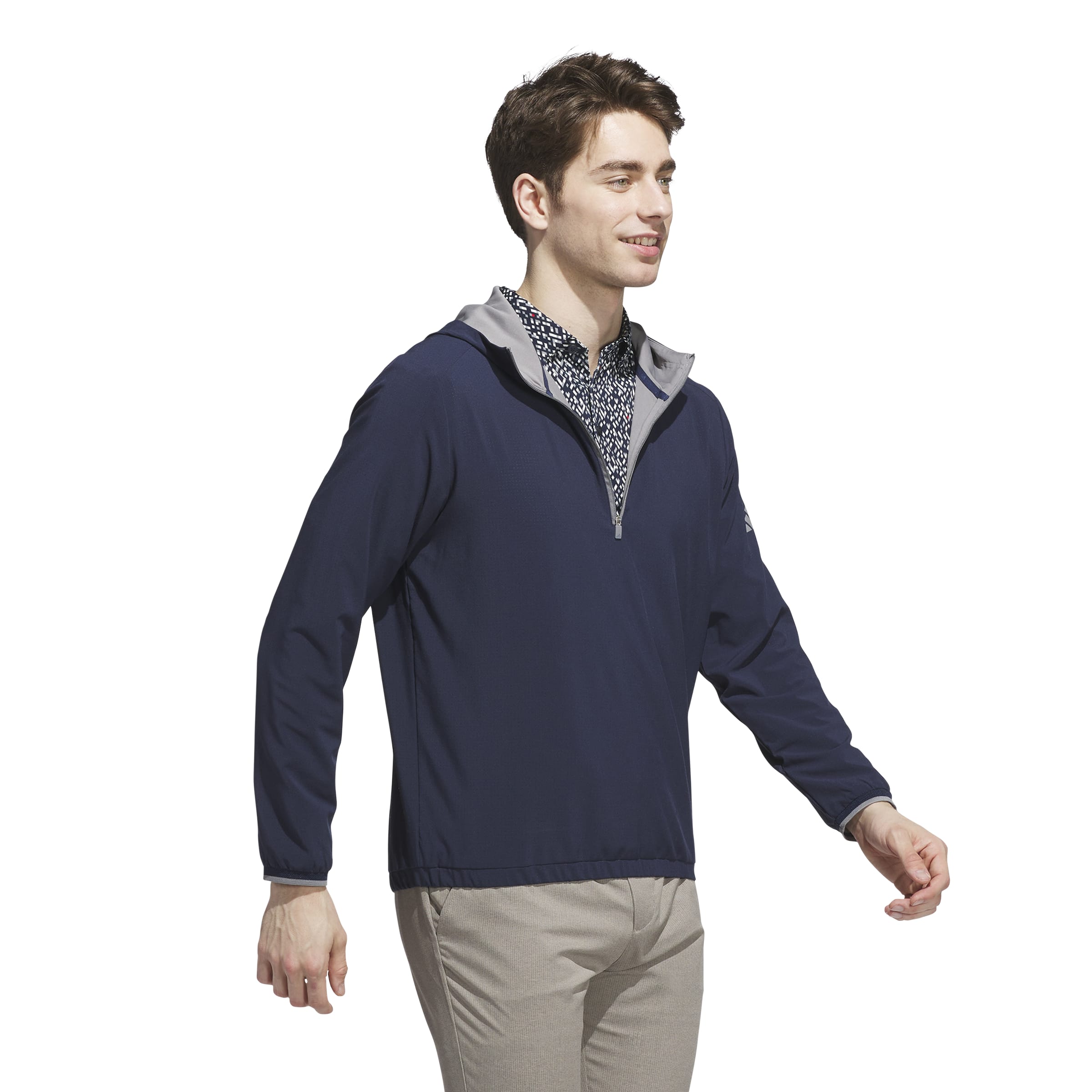 adidas Golf Ultimate365 Anorak - Collegiate Navy / Grey Three