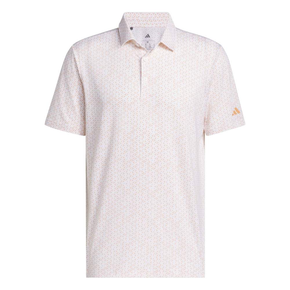 adidas Ultimate365 Mesh Tango Print Climacool Men's Polo Shirt - White / Duor