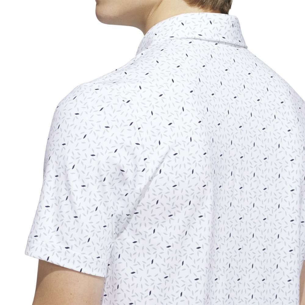 adidas Golf Ultimate365+ Soft Print Shirt - White / Wonder Sage - adidas