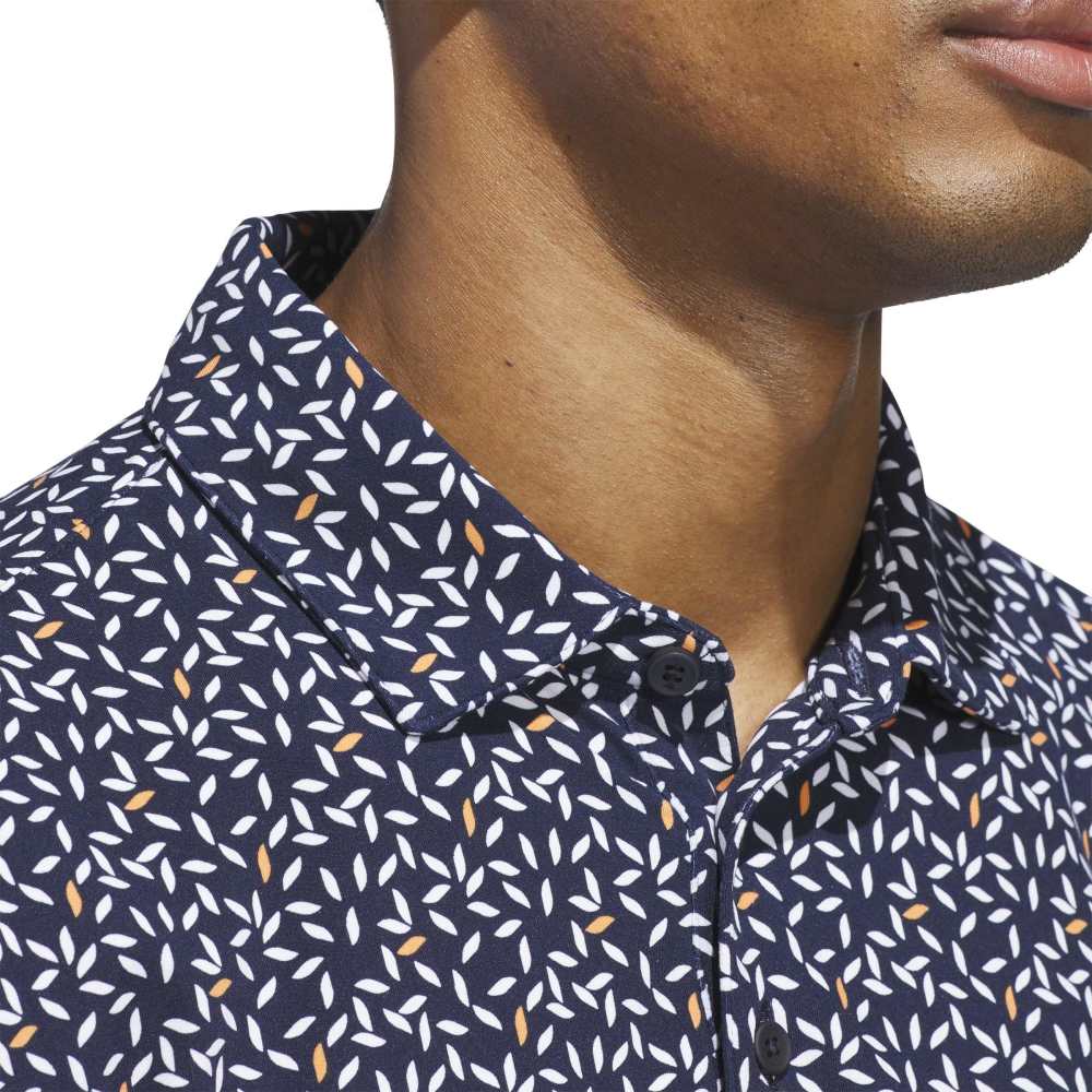 adidas Golf Ultimate365+ Soft Print Shirt - Collegiate Navy / White - adidas