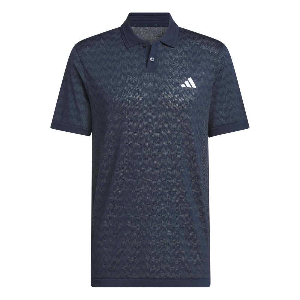 adidas Ultimate365 Tour Seamless Polo Shirt - Collegiate Navy / Wonder Sage - adidas
