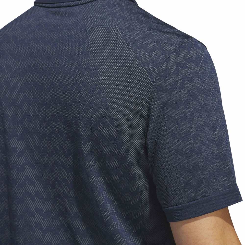 adidas Ultimate365 Tour Seamless Polo Shirt - Collegiate Navy / Wonder Sage