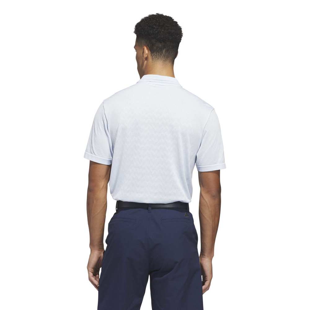 adidas Ultimate365 Tour Seamless Polo Shirt - Crystal Sky / White - adidas