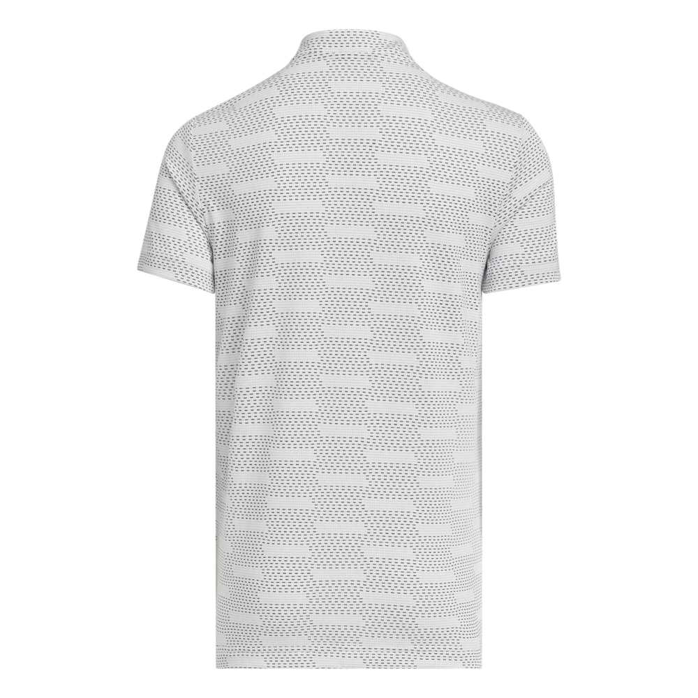 adidas Junior Jacquard Golf Polo - White - adidas