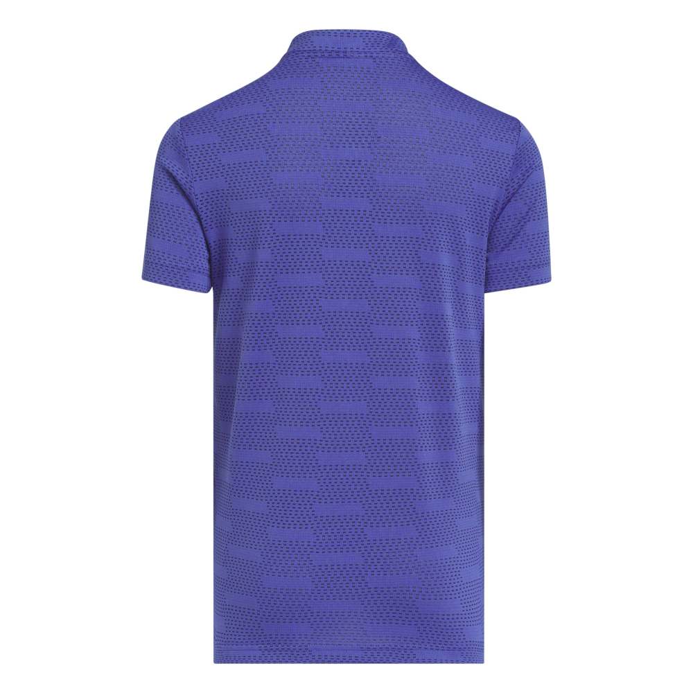 adidas Junior Jacquard Golf Polo - Dual Indigo - adidas
