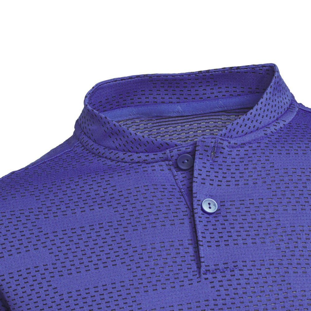 adidas Junior Jacquard Golf Polo - Dual Indigo - adidas
