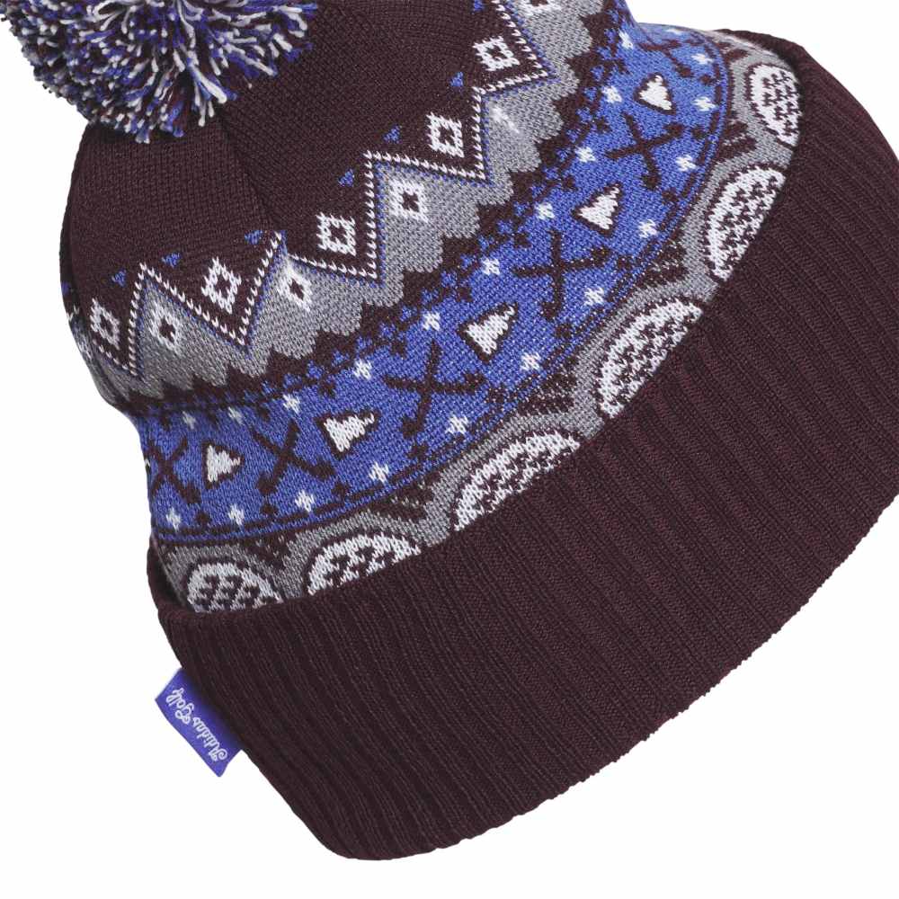 adidas Climawarm Pom Golf Beanie - Maroon