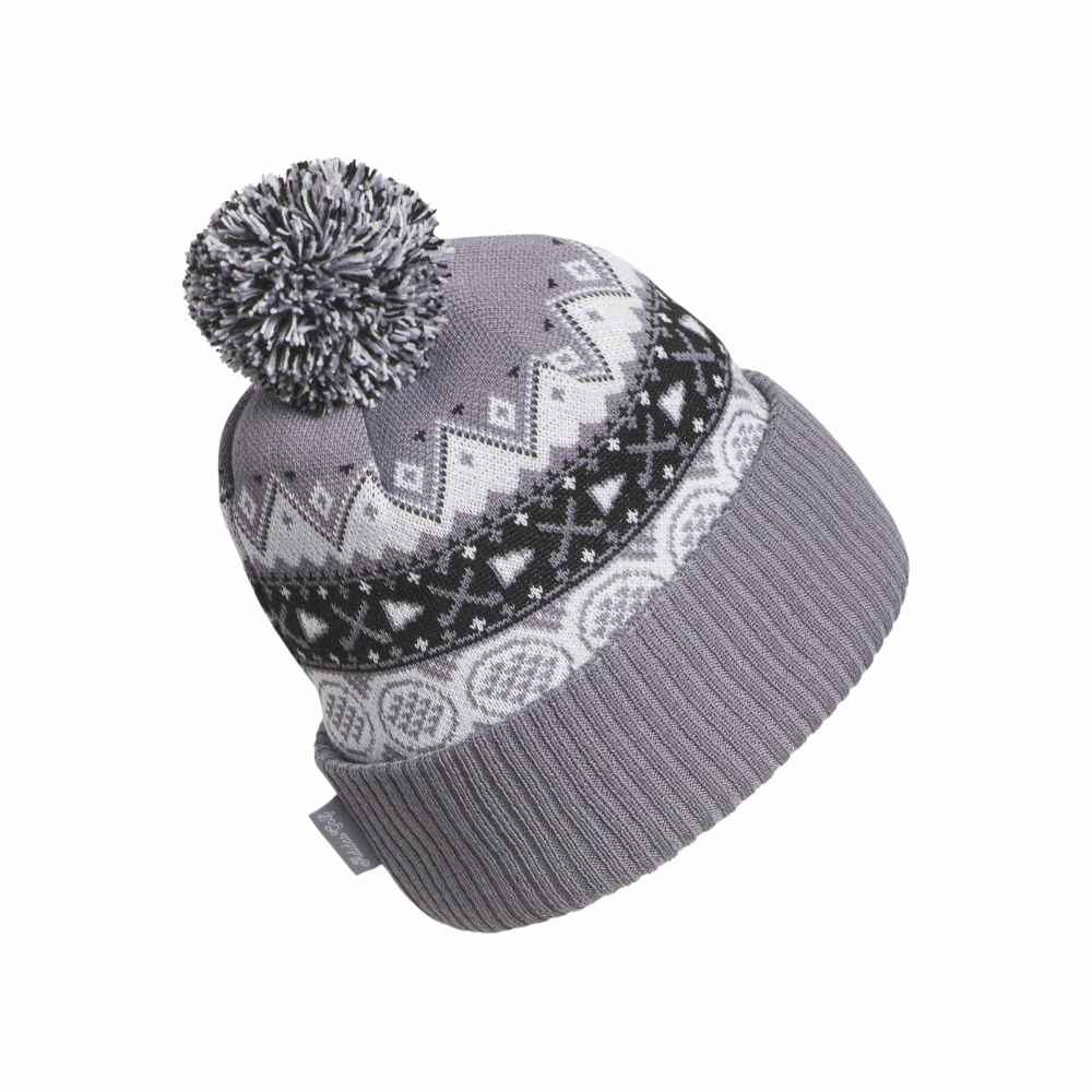 adidas Climawarm Pom Golf Beanie - Slate