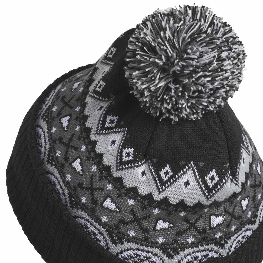 adidas Climawarm Pom Golf Beanie - Black
