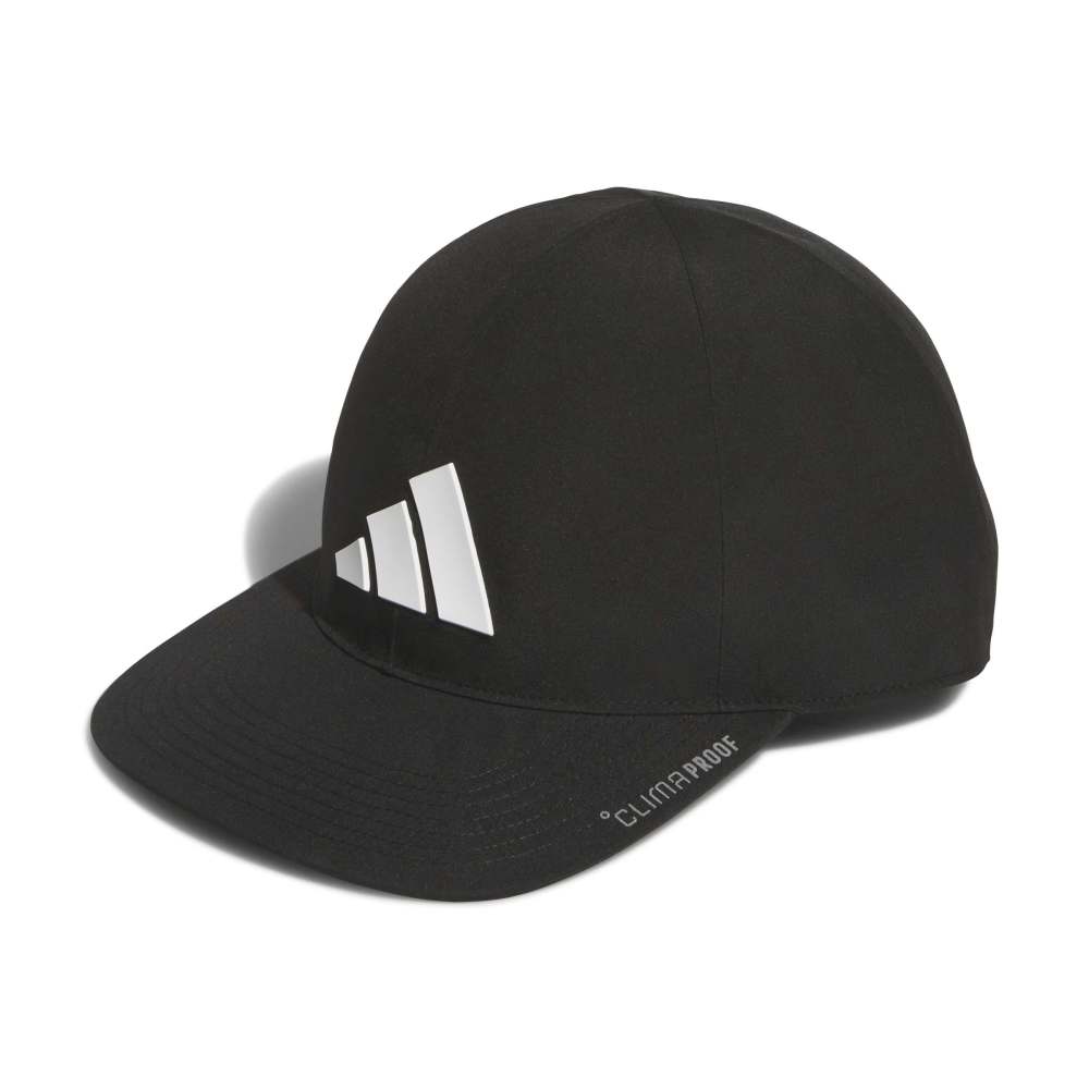 adidas Rain 6 Panel Golf Cap - Black