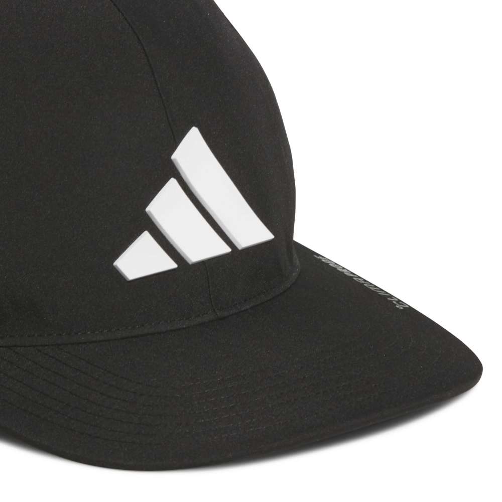 adidas Rain 6 Panel Golf Cap - Black