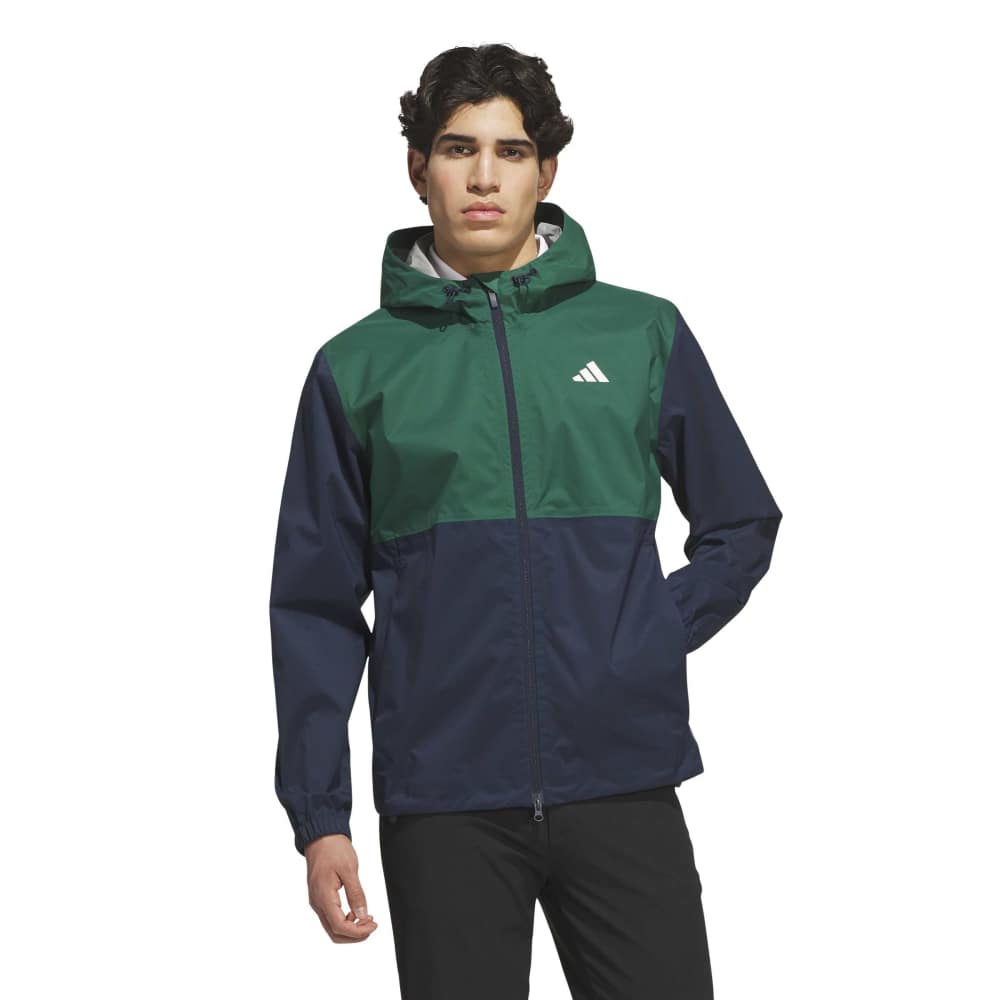 adidas Golf Ultimate365 Climaproof Full Zip Jacket - Collegiate Navy