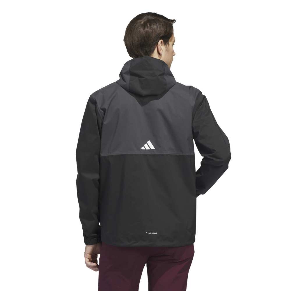adidas Golf Ultimate365 Climaproof Full Zip Jacket - Black