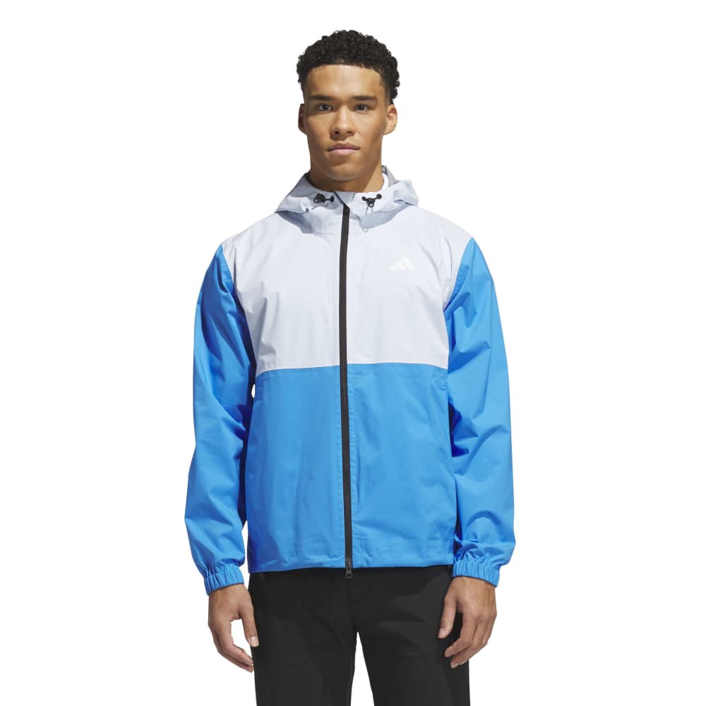 adidas Golf Ultimate365 Climaproof Full Zip Jacket - Lucid Ray Blue