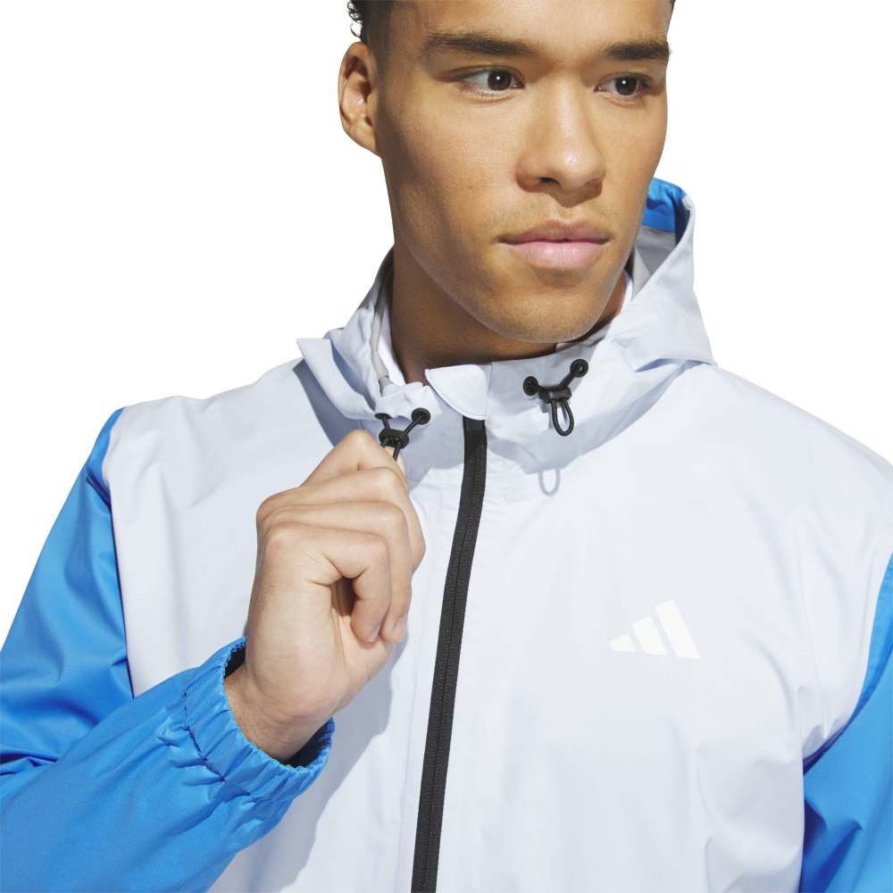 adidas Golf Ultimate365 Climaproof Full Zip Jacket - Lucid Ray Blue