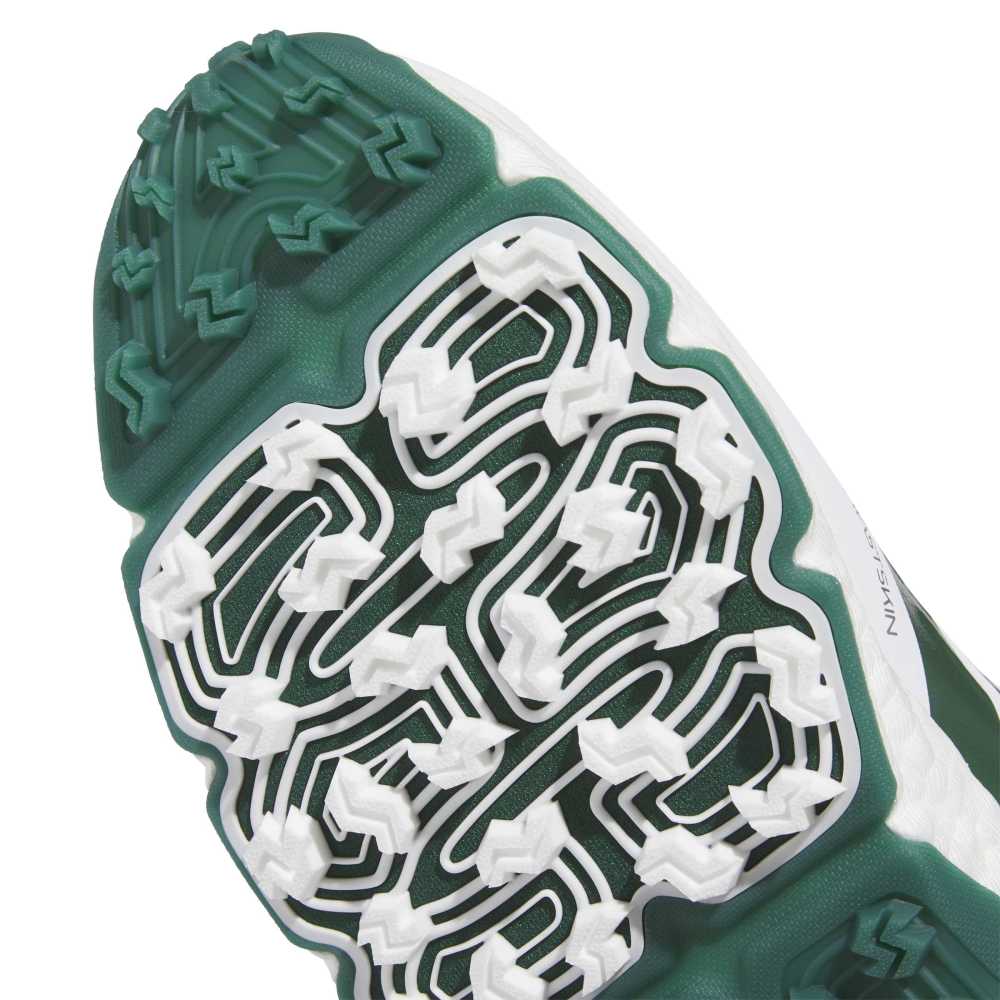adidas Codechaos 27 Golf Shoes - White / Collegiate Green / Silver Met - adidas