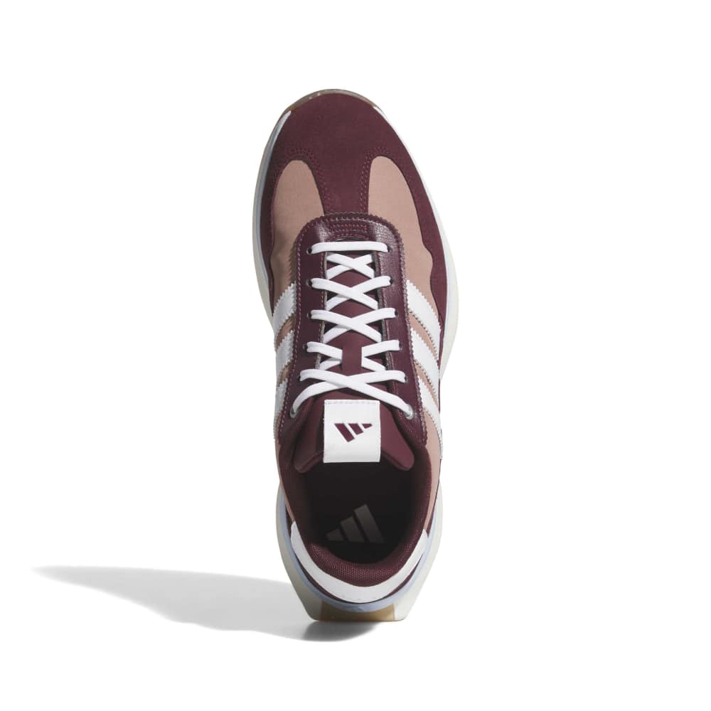 adidas S2G Tex Spikeless Golf Shoes - Maroon / White / Crystal Sky - adidas