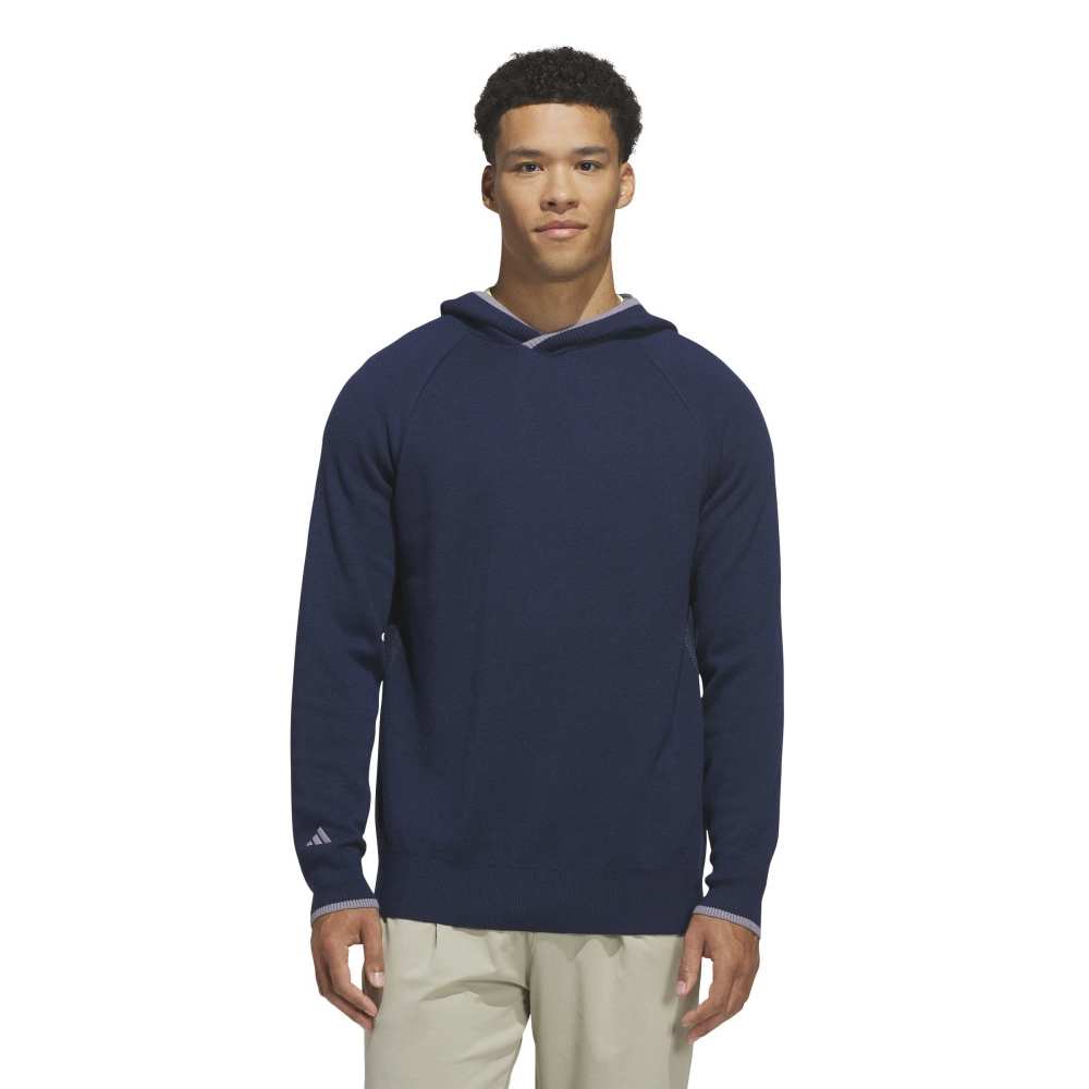 adidas Golf Ultimate365 Tour Twistknit Hoodie - Collegiate Navy - adidas