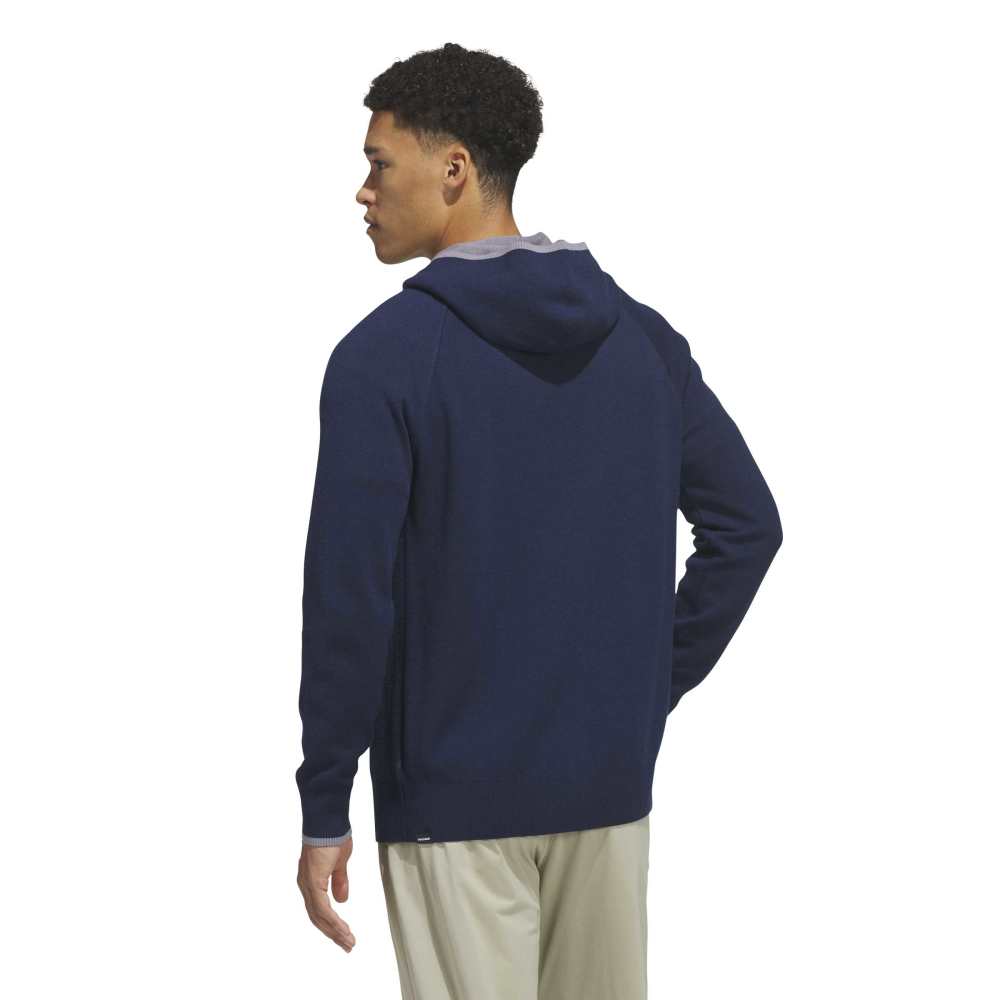 adidas Golf Ultimate365 Tour Twistknit Hoodie - Collegiate Navy - adidas