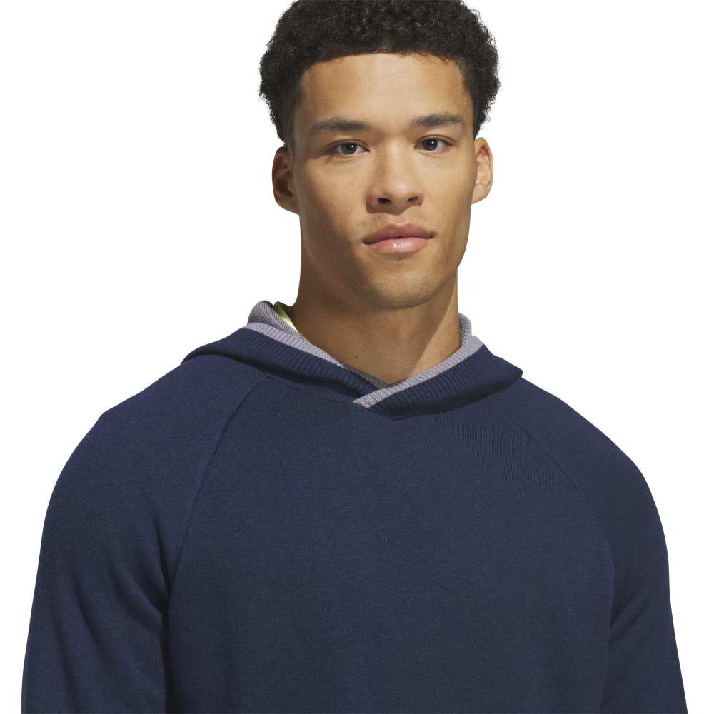 adidas Golf Ultimate365 Tour Twistknit Hoodie - Collegiate Navy - adidas