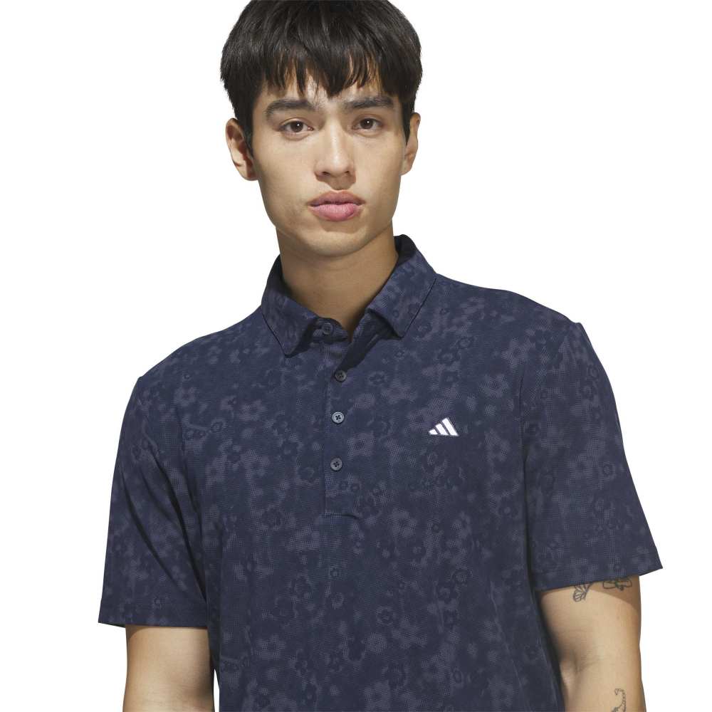 adidas Ultimate365+ Climacool Blossom Polo Shirt - Collegiate Navy - adidas