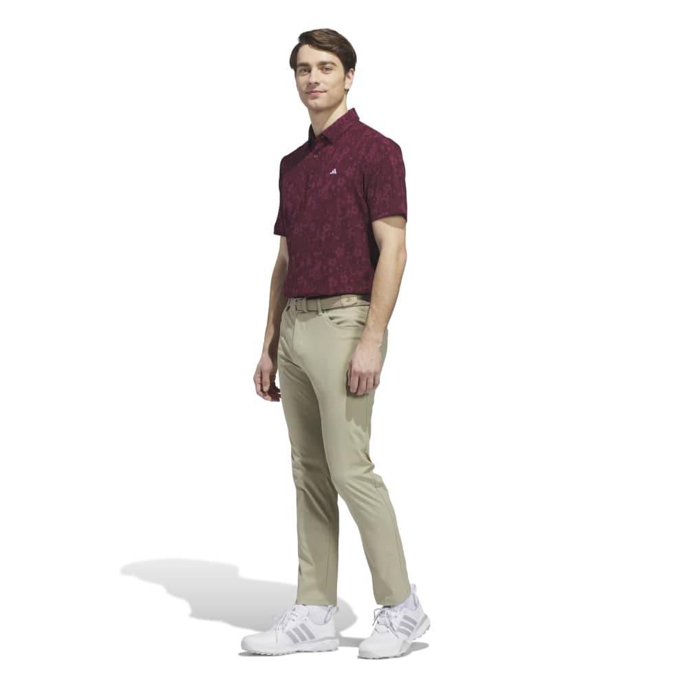 adidas Ultimate365+ Climacool Blossom Polo Shirt - Maroon - adidas