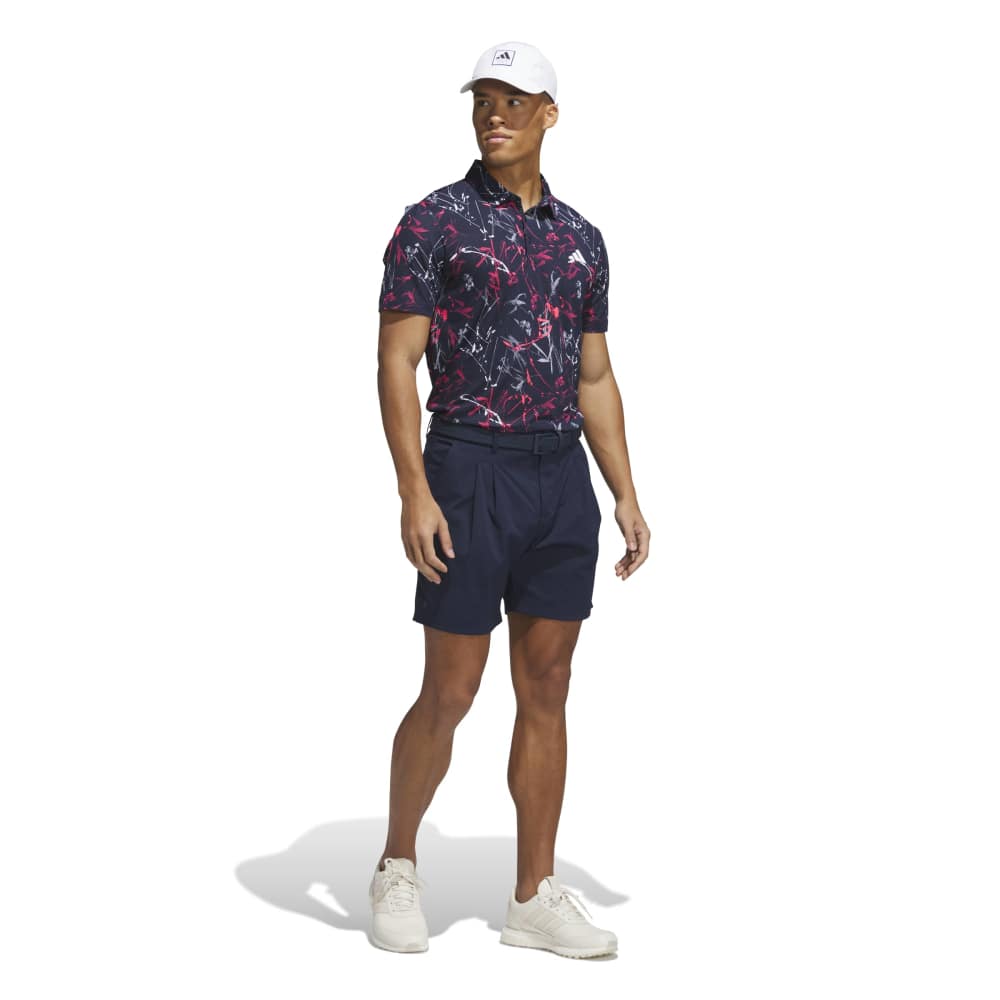 adidas Ultimate365 Mesh Golf Polo Shirt - Collegiate Navy - adidas