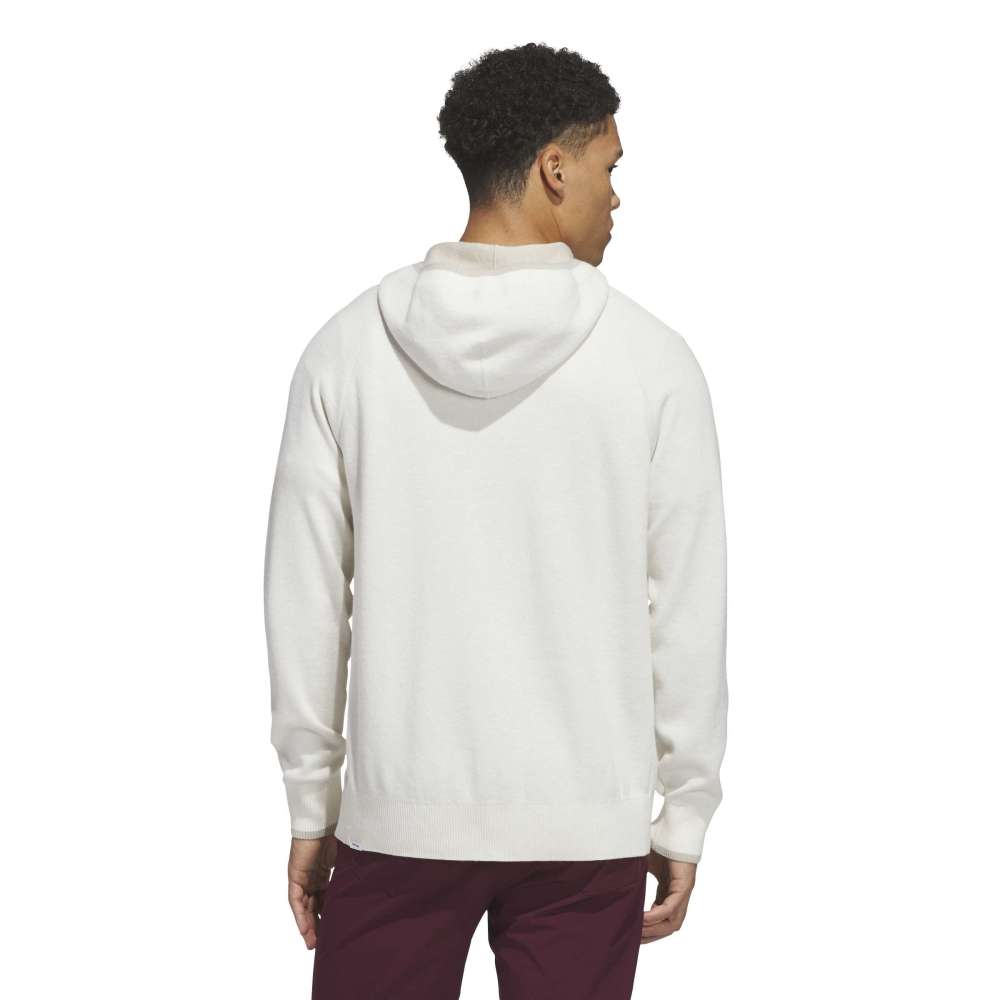 adidas Golf Ultimate365 Tour Twistknit Hoodie - Cloud White
