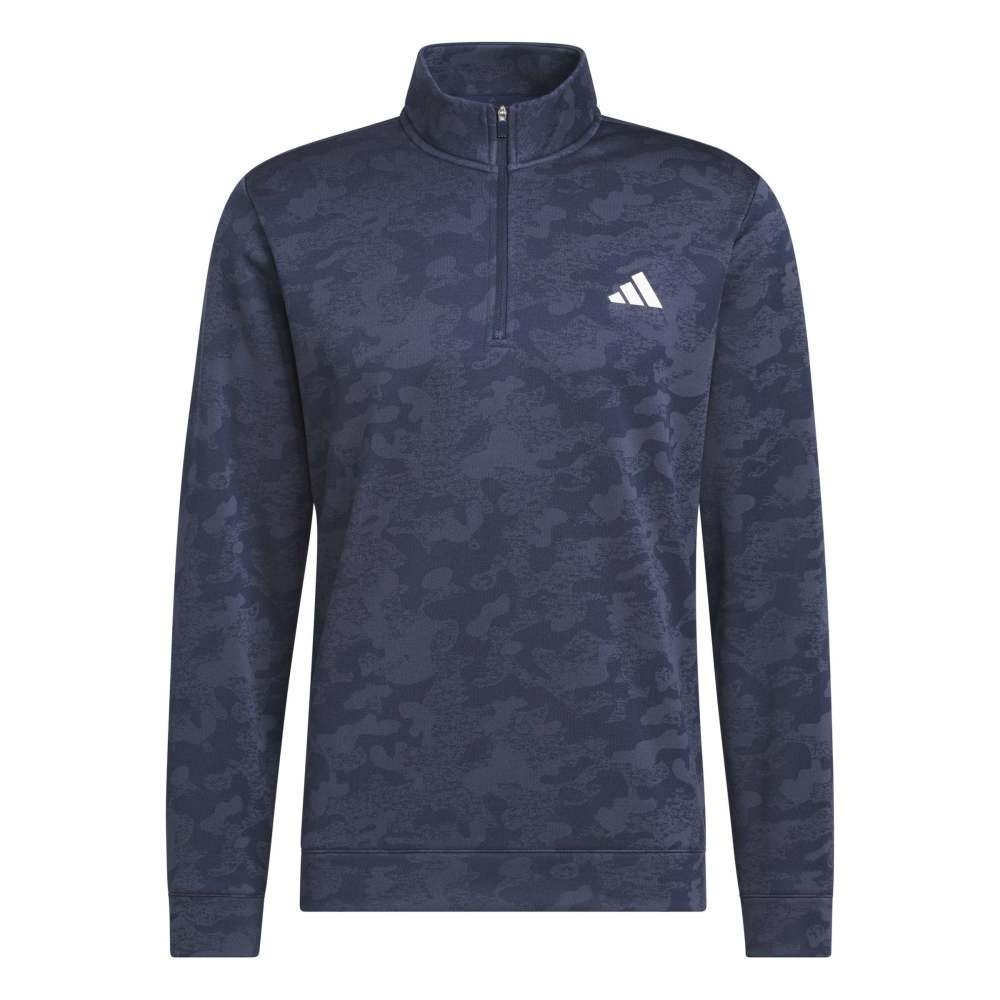 adidas Golf Ultimate365 DWR 1/4 Zip Mid Layer - Collegiate Navy