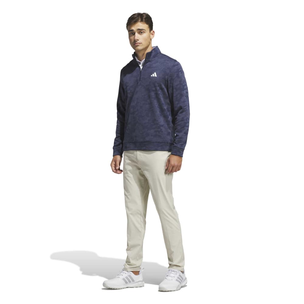 adidas Golf Ultimate365 DWR 1/4 Zip Mid Layer - Collegiate Navy