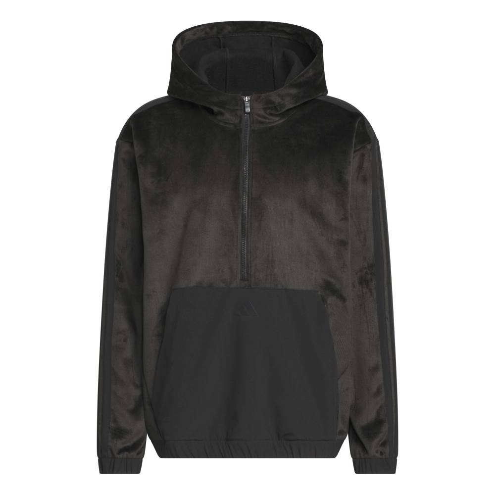 adidas BTC CZY Zip Neck Hoodie - Black