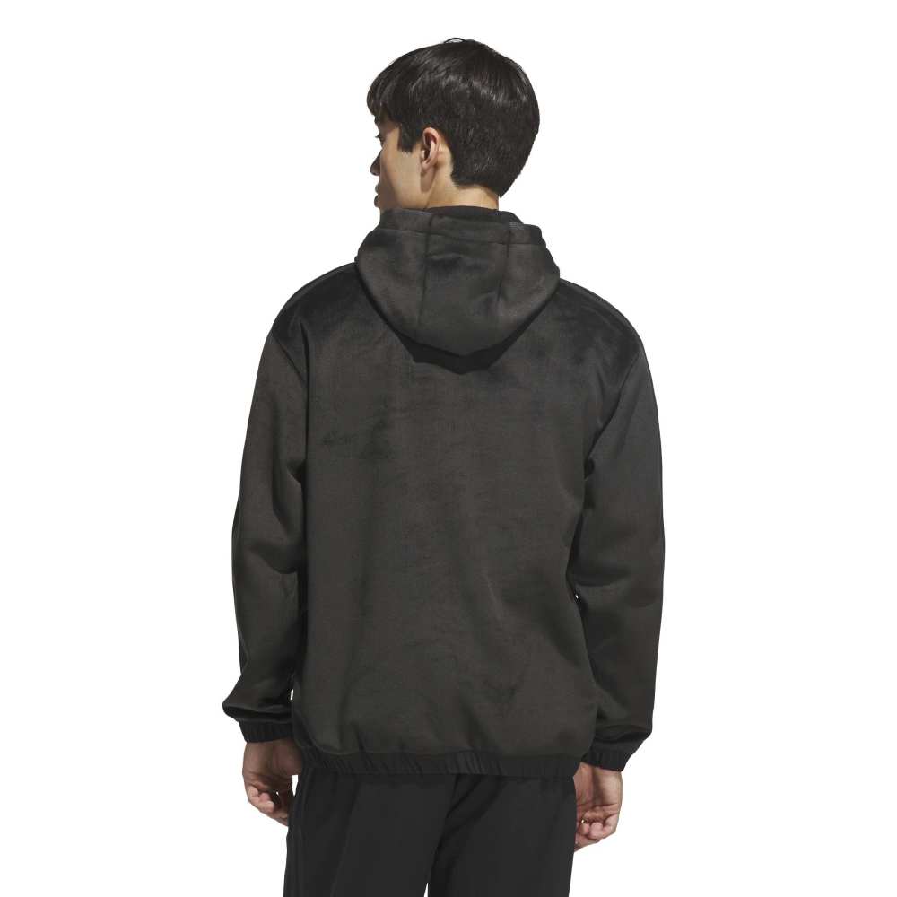 adidas BTC CZY Zip Neck Hoodie - Black