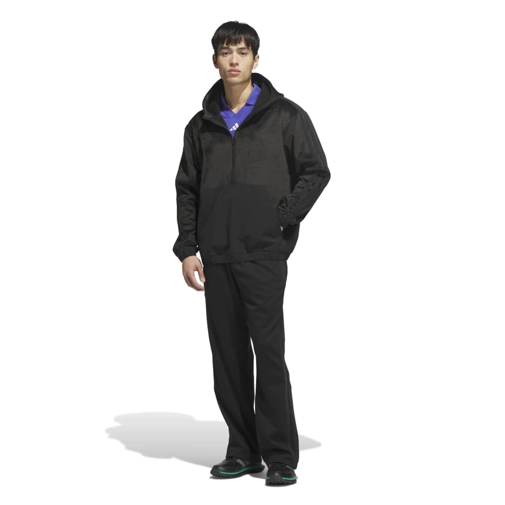 adidas BTC CZY Zip Neck Hoodie - Black