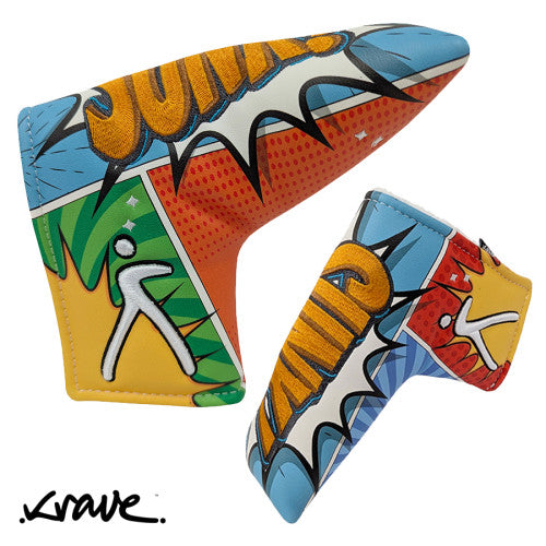 Krave 'Classic Comic Book' Blade Putter Headcover