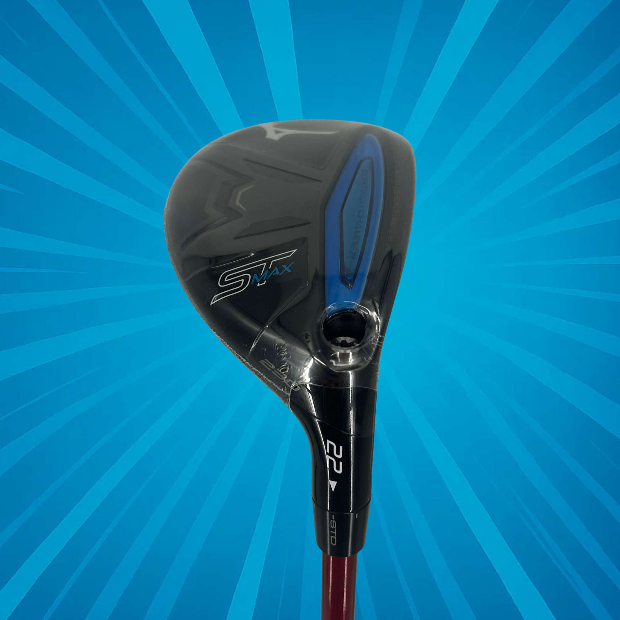 Mizuno ST-Max 230 4 Hybrid / 22 Degree / Denali Red 70g 5.5 Shaft / Regular