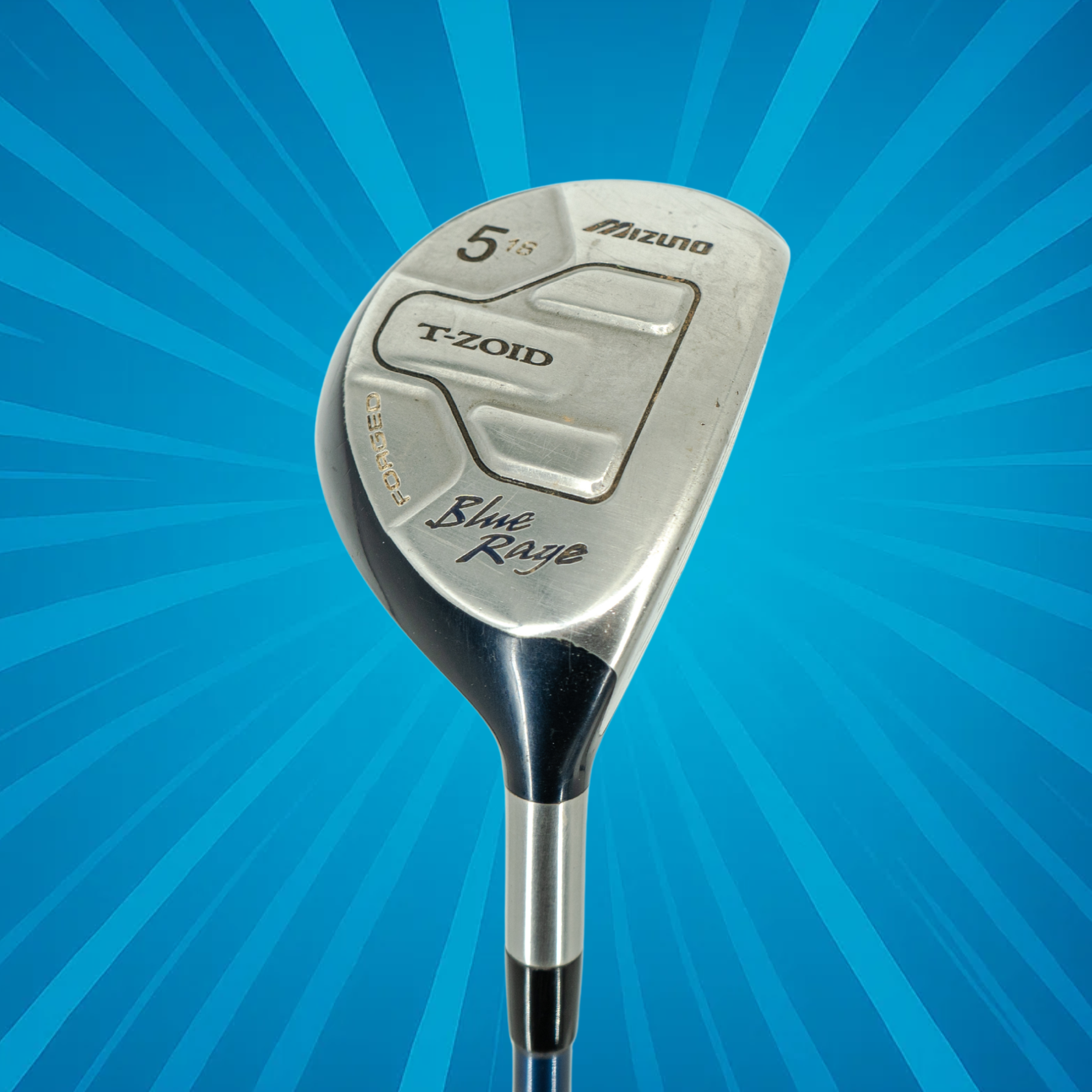 Mizuno T-Zoid Blue Rage 5 Wood / 18 Degree / Exsar Platinum 65g Regular Shaft