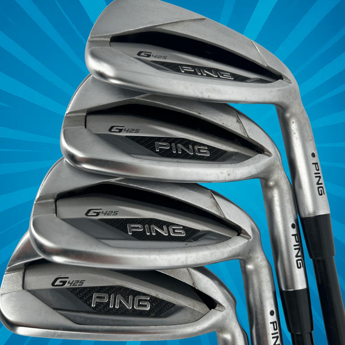Ping G425 Irons / 6 - PW / Black Dot / Alta Distanza 40 / Senior Flex - Ping
