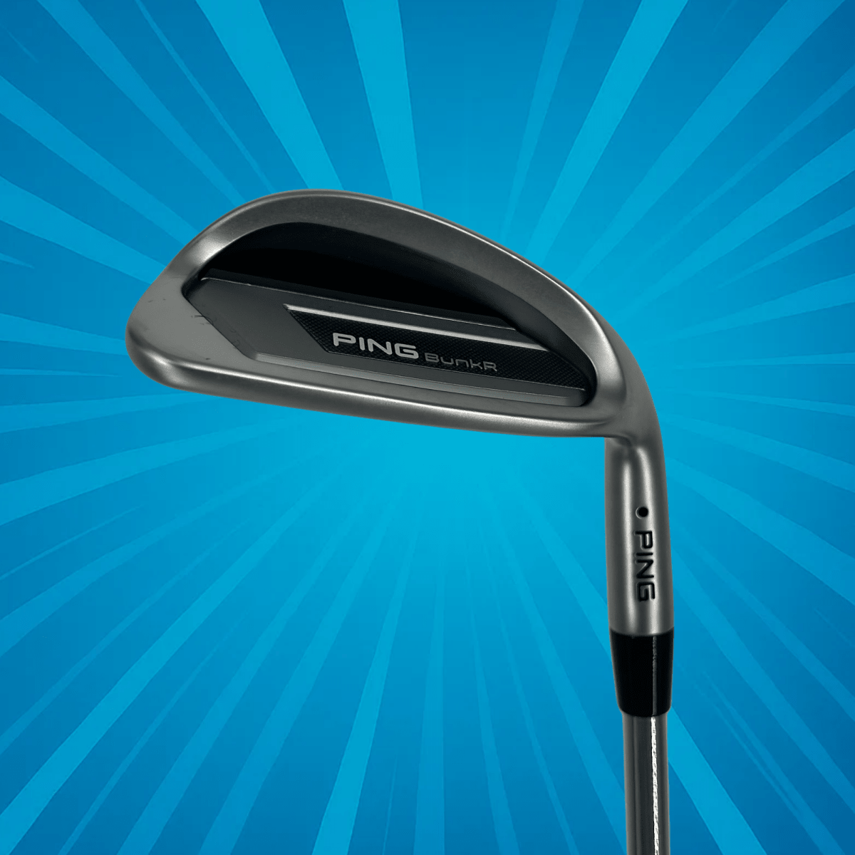 PING BunkR Lob Wedge / 64 Degree / Black Dot / Z - Z115 Wedge Flex Shaft - Ping