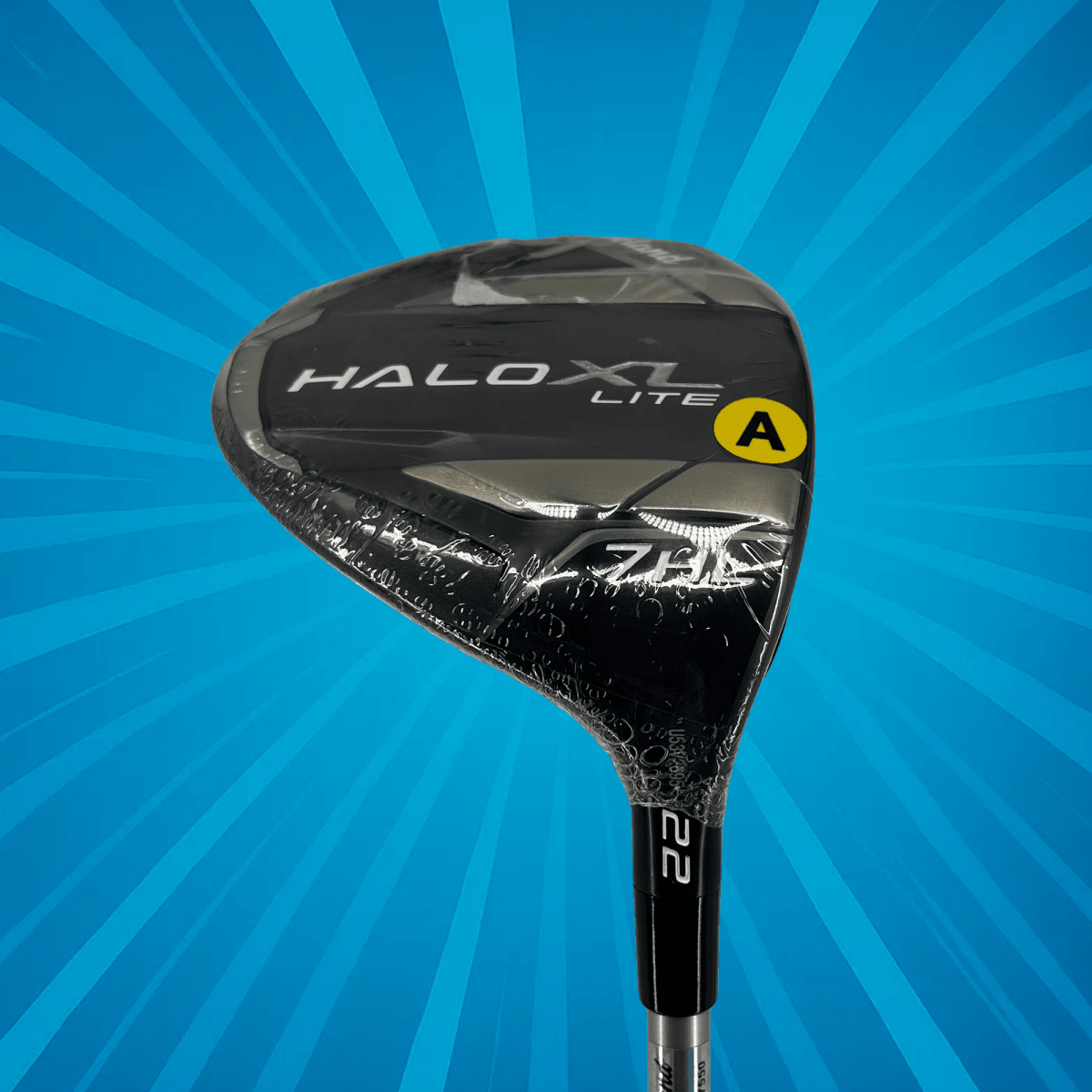 Cleveland Halo XL Lite HL 7 Wood / 22 Degree / Aldila Ascent 40 Senior Flex Shaft - Cleveland