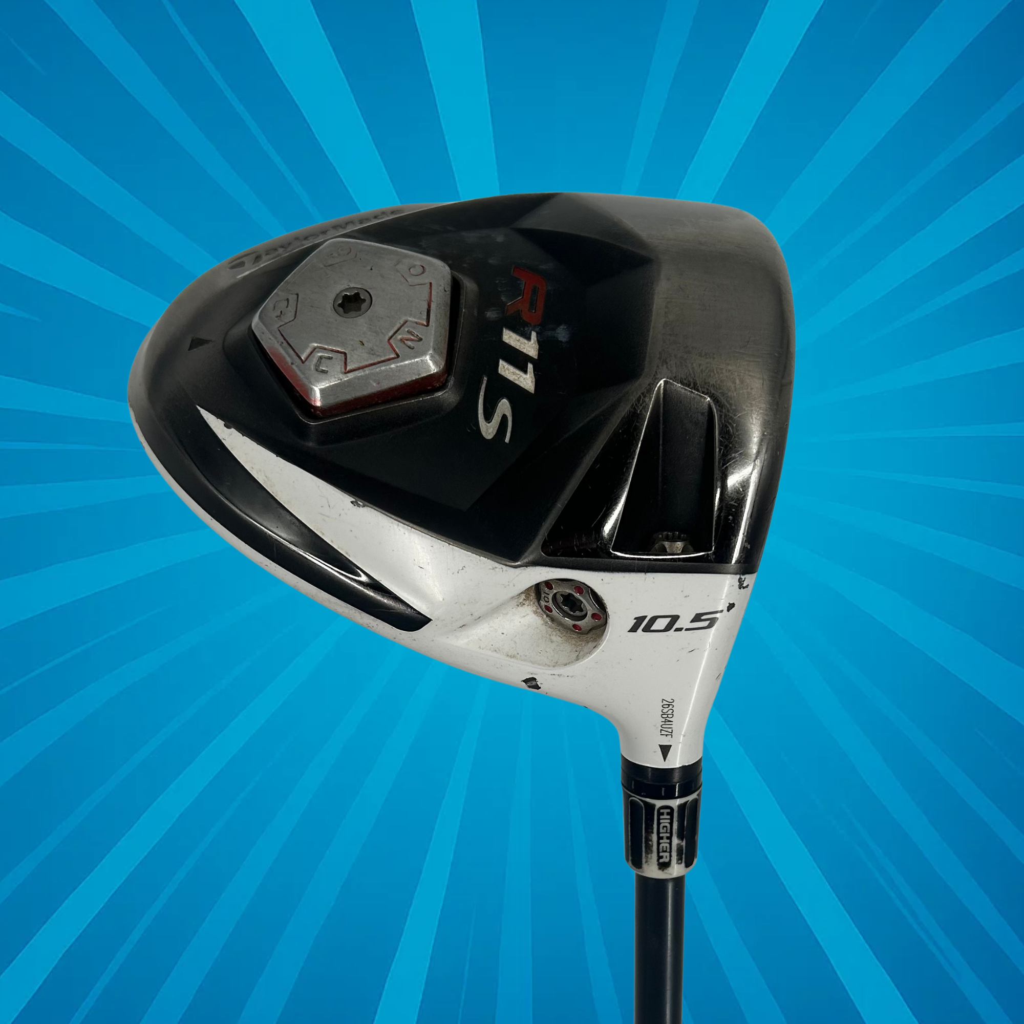Taylormade R11s Driver / 10.5 Degree / RIP Phenom 60 Regular Flex